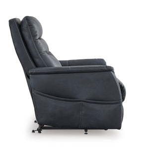 Strawbill Power Lift Recliner - Sapphire