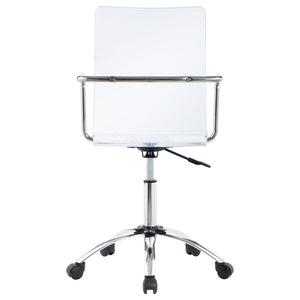 Amaturo Acrylic Adjustable Home Office Desk Chair - Clear