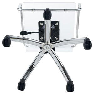 Amaturo Acrylic Adjustable Home Office Desk Chair - Clear