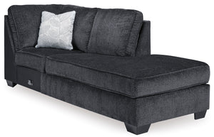 Altari 2-Piece Sectional with RAF Chaise - Slate