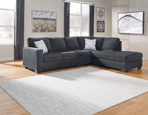 Altari 2-Piece Sectional with RAF Chaise - Slate