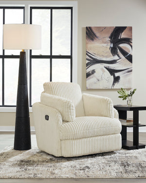 Tie-Breaker Swivel Glider Recliner - Ivory