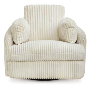 Tie-Breaker Swivel Glider Recliner - Ivory