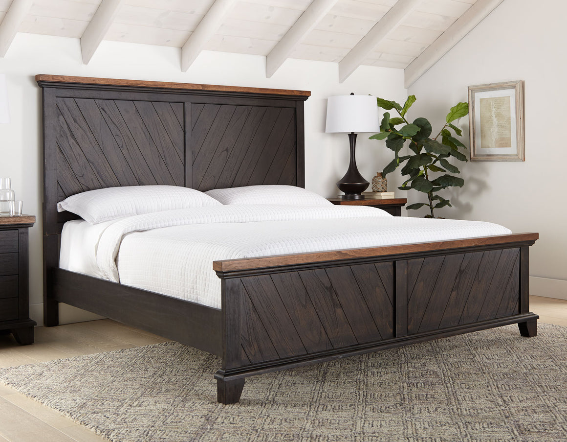 Bear Creek Queen Bed - Brown