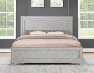 Montana Queen Bed - Matte Gray