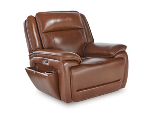 Healy Pier PWR Recliner/ADJ Headrest - Chocolate