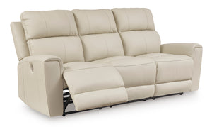 Dahlmoore Reclining Power Sofa - Almond