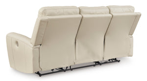 Dahlmoore Reclining Power Sofa - Almond