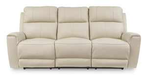 Dahlmoore Reclining Power Sofa - Almond