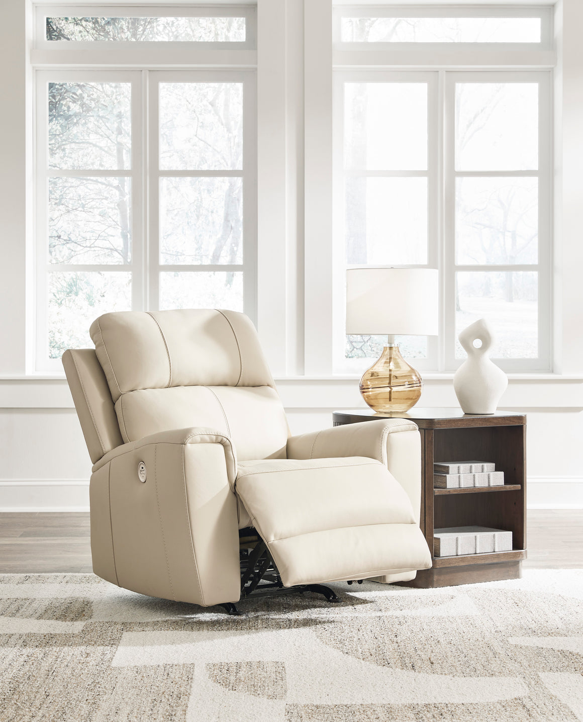 Dahlmoore Power Rocker Recliner - Almond