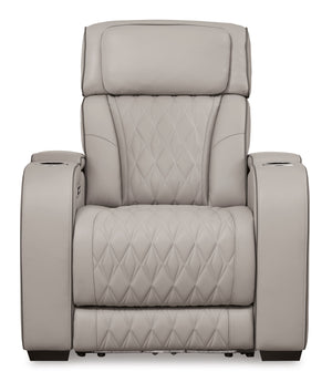 Boyington PWR Recliner/ADJ Headrest - Gray