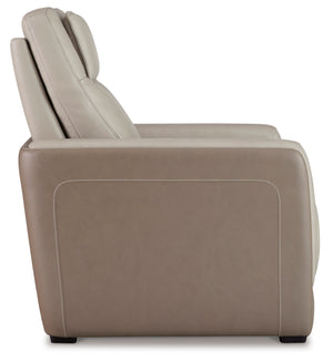 Battleville PWR Recliner/ADJ Headrest - Almond