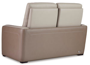 Battleville Power Reclining Loveseat - Almond