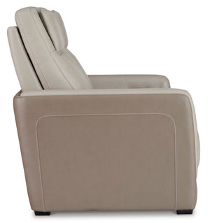 Battleville Power Reclining Loveseat - Almond