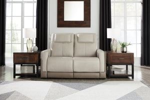 Battleville Power Reclining Loveseat - Almond