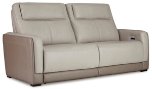 Battleville 2 Seat Power Reclining Sofa - Almond