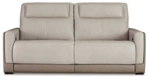 Battleville 2 Seat Power Reclining Sofa - Almond