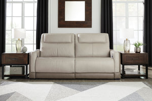 Battleville 2 Seat Power Reclining Sofa - Almond