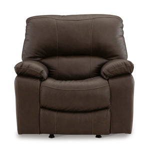 Leesworth Power Rocker Recliner - Dark Brown