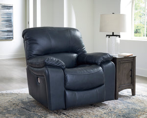 Leesworth Power Rocker Recliner - Ocean