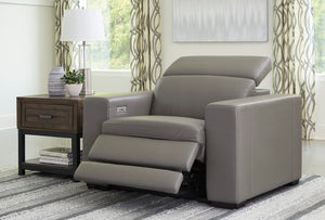 Texline PWR Recliner/ADJ Headrest - Gray