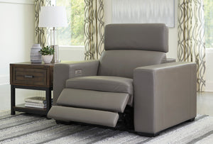 Texline PWR Recliner/ADJ Headrest - Gray