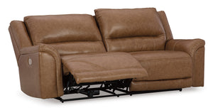 Trasimeno 2 Seat PWR REC Sofa - Caramel