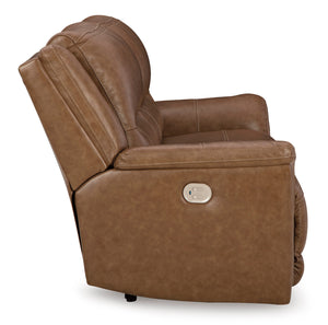 Trasimeno 2 Seat PWR REC Sofa - Caramel