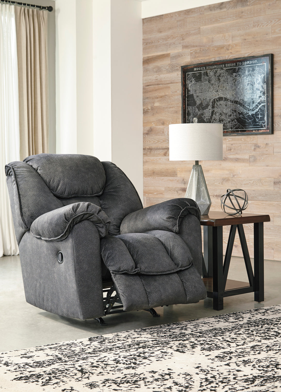 Capehorn Rocker Recliner - Granite